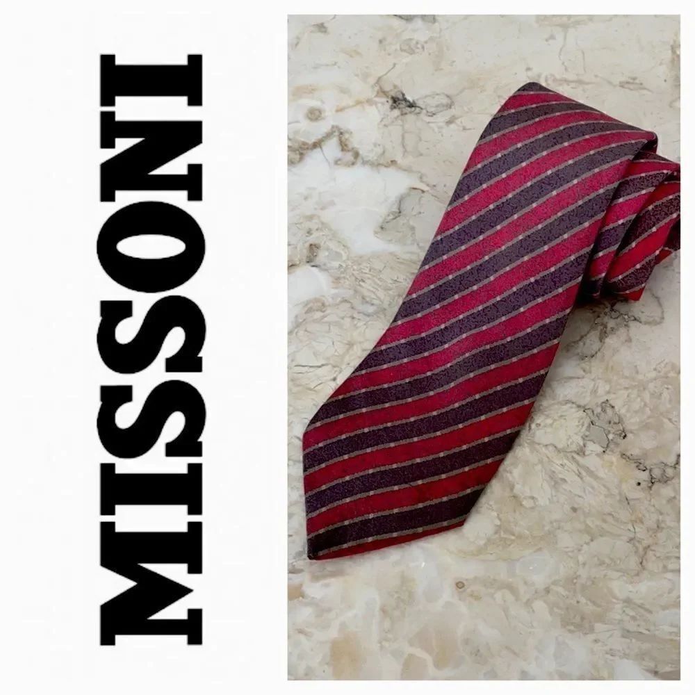 Vintage Missoni 100% Silk Tie Made in Spain Holt Renfrew